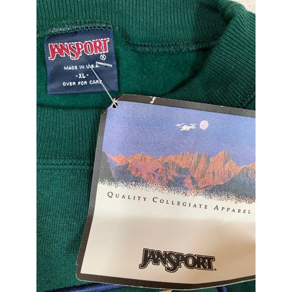 NWT Vintage JANSPORT Sweatshirt Virginia Tech MOM XL - Picture 3 of 9